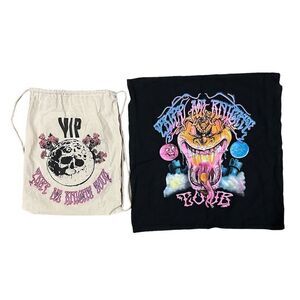 Trippie Redd VIP Drawstring Bag & Bandana Set,Tripp At Knight Tour Concert Merch